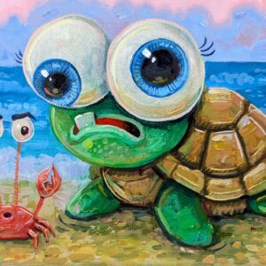 Baby Sea Turtle, 7"x5"