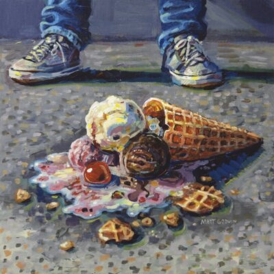 Dropped Ice Cream