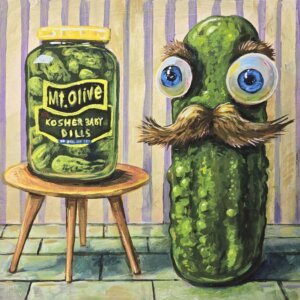 Grown Pickle With Baby Dills