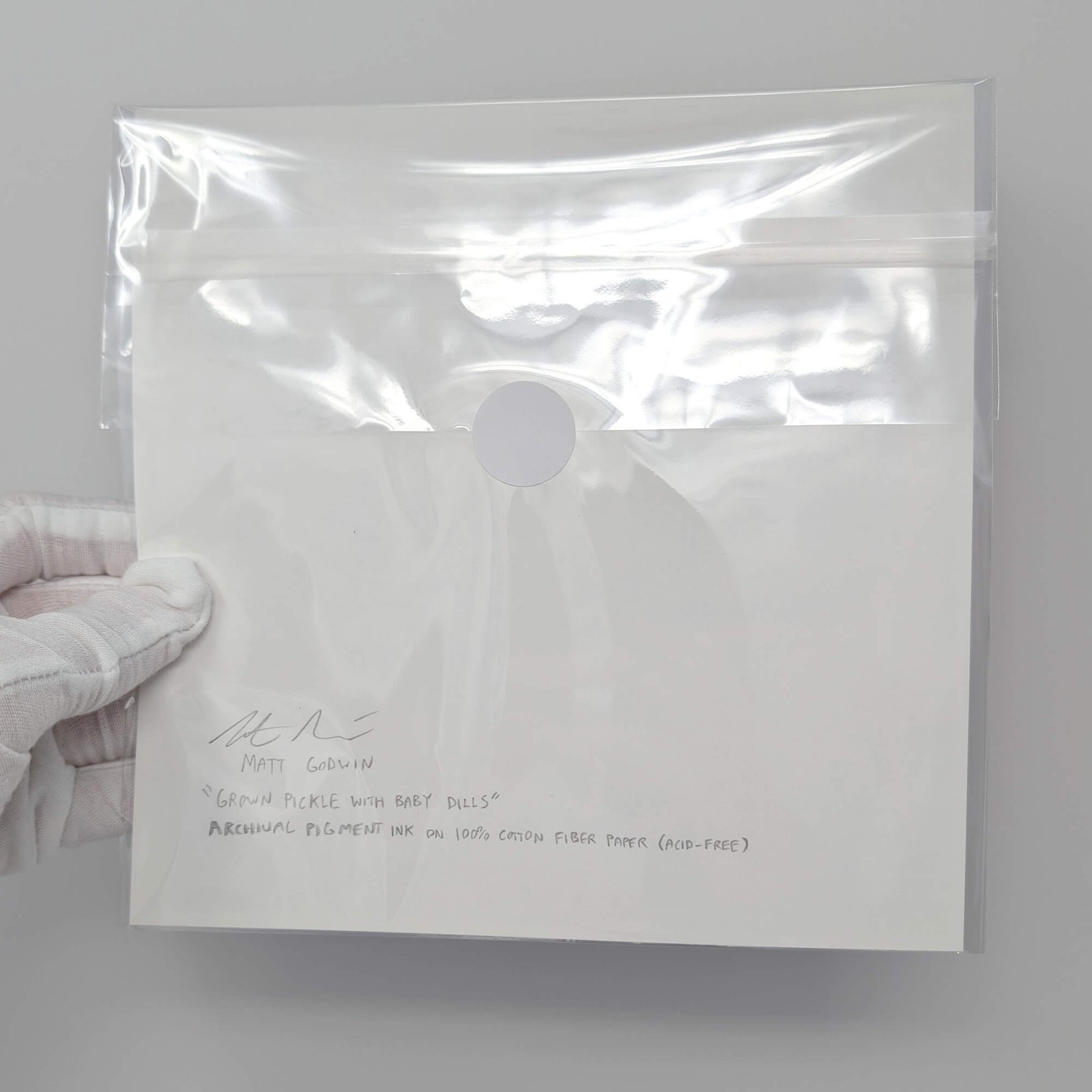 "Grown Pickle With Baby Dills" archival giclée print on 100% cotton fiber paper (acid-free) by Matt Godwin 8"x8"